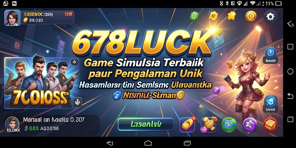Gameplay seru 678LUCK yang menawarkan pengalaman simulasi unik.