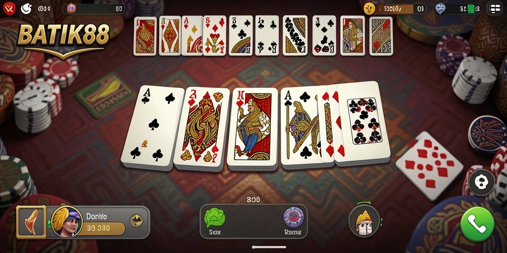Gambar dengan gameplay seru dari BATIK88.