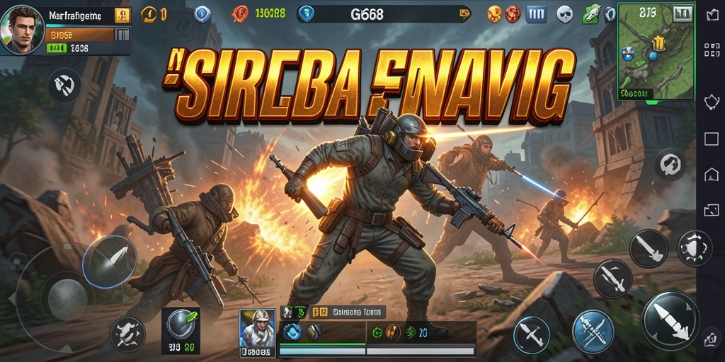 Tampilan menarik dari gameplay G668 dalam SLG.