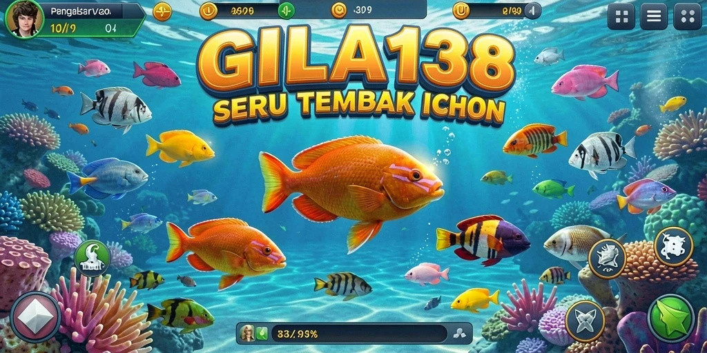 Tampilan seru dan menarik saat berburu ikan di GILA138.