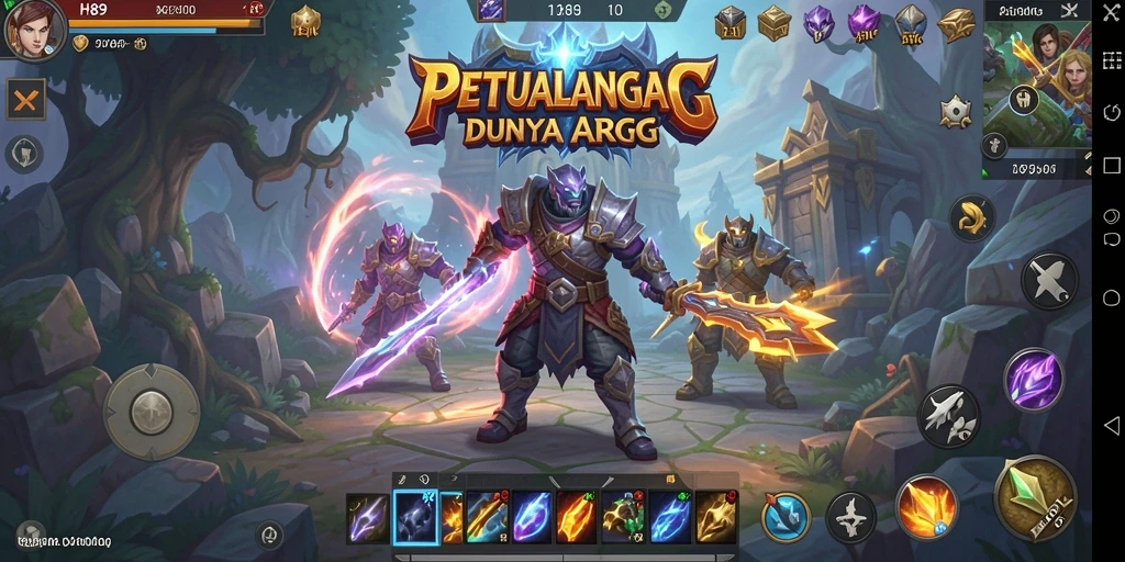 Tangkapan layar utama H89 menampilkan gameplay dinamis yang menarik.