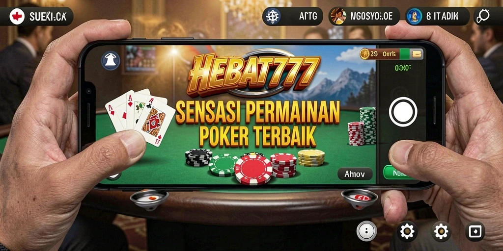Tampilan gameplay Poker yang mengasyikkan dan penuh strategi.