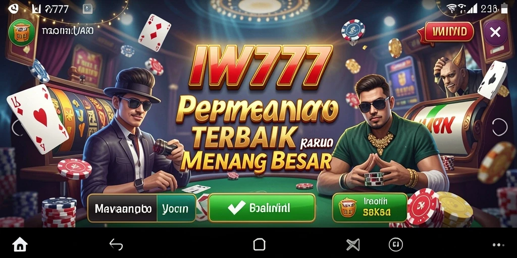 Gambaran menarik gameplay Kasino di IW777 dengan berbagai permainan.