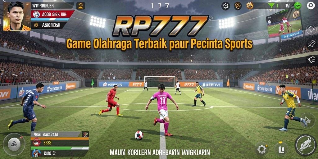 Gambaran gameplay menarik dalam RP777 dengan berbagai mode olahraga.