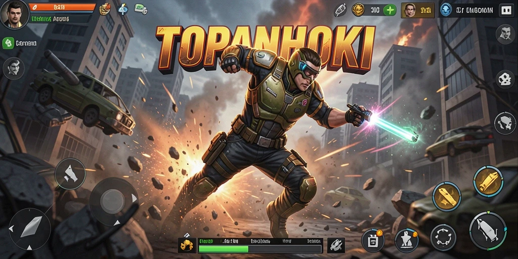 Gameplay seru dari TOPANHOKI dalam aksi penuh adrenalin.