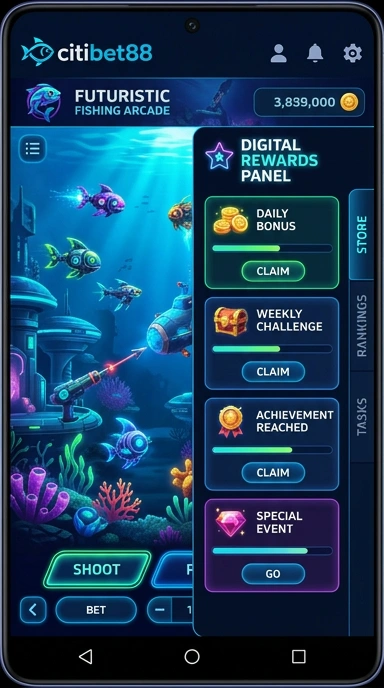 Menu kategori aplikasi dalam citibet88 untuk akses cepat.